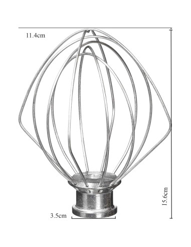 Batidor de 6 Cables KitchenAid TIZZE Acero Inoxidable
