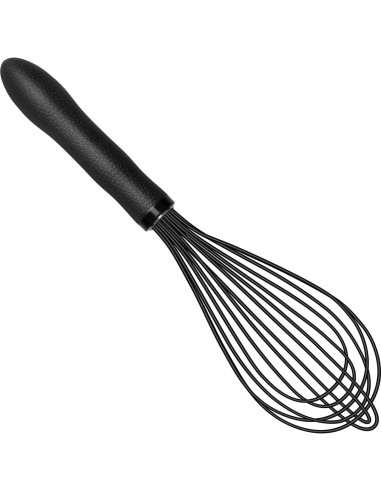 Batidor de Silicona TEEVEA 28 cm Resistente al Calor Negro