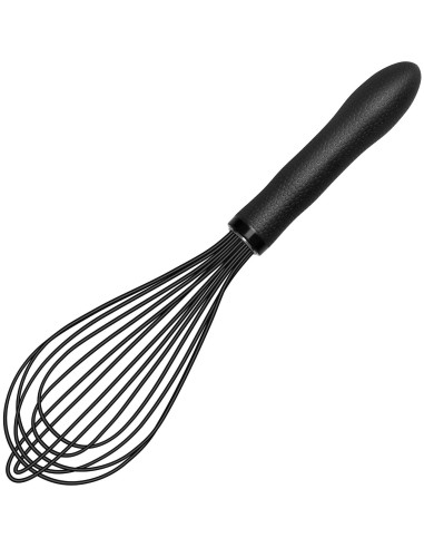 Batidor de Silicona TEEVEA 28 cm Resistente al Calor Negro