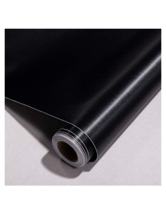 Papel Contacto Autoadhesivo GLOW4U 40x300cm Negro Acero