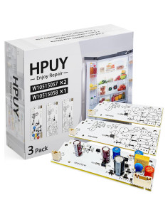 Luz LED para Refrigerador HPUY W10515058 y W10515057 2PCS 2