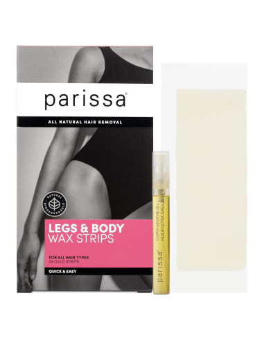 Cintas de Cera Biodegradables Parissa 24 Unidades para Depilación