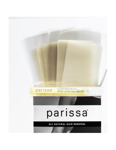 Cintas de Cera Biodegradables Parissa 24 Unidades para Depilación