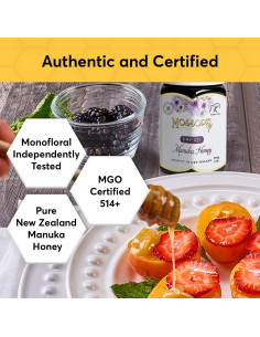 Miel de Manuka Cruda PRI Mossop UMF 15+ 500g Nueva Zelanda 2