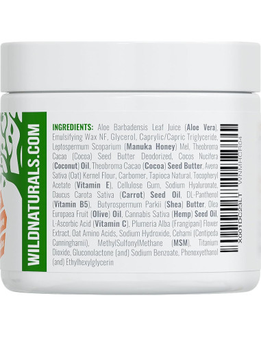 Crema Hidratante de Miel de Manuka Wild Naturals 159g