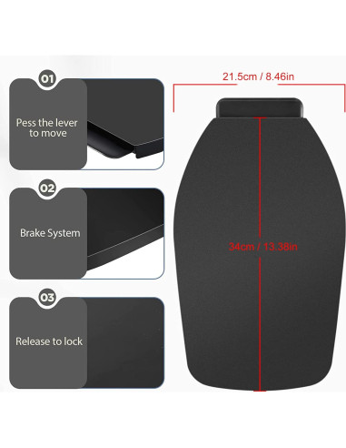 Bandeja Deslizante KitchenAid 4.5-5 Qt Negra con Ruedas