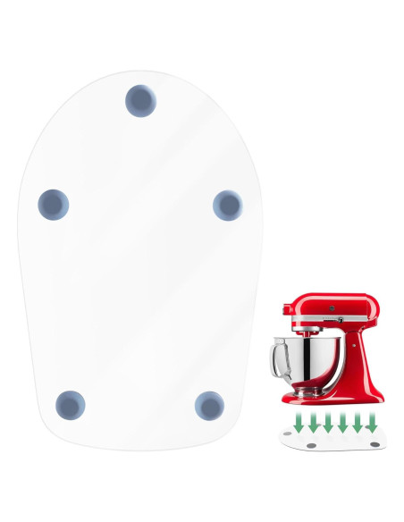 Alfombrilla deslizante KitchenAid 4.5 QT acrílica transparente