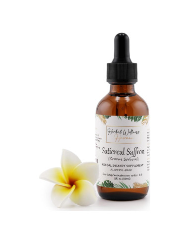 Tintura Herbal Satiereal Azafrán Sin Alcohol 59.15 ml