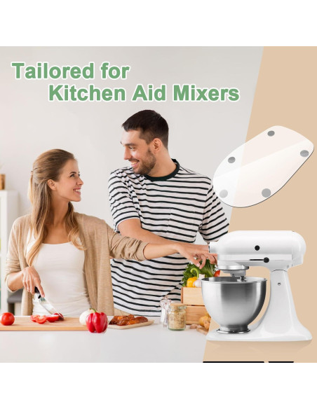 Alfombrilla deslizante KitchenAid 4.5 QT acrílica transparente