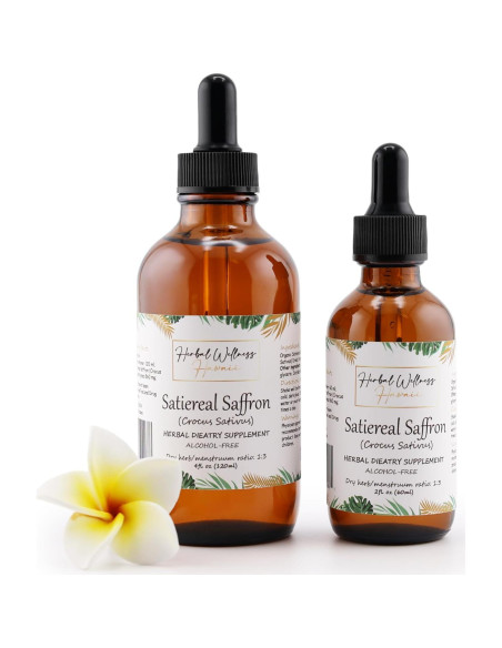 Tintura Herbal Satiereal Azafrán Sin Alcohol 59.15 ml