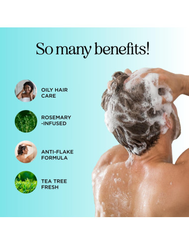 Champú Aclarador Maple Holistics 473 ml Árbol de Té y Menta