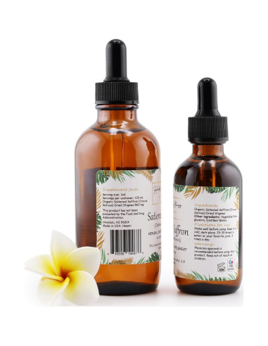 Tintura Herbal Satiereal Azafrán Sin Alcohol 59.15 ml