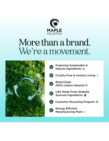 Champú Aclarador Maple Holistics 473 ml Árbol de Té y Menta