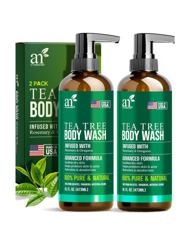 Jabón Corporal Antibacteriano Artnaturals 2x473ml Aceite de Árbol de Té