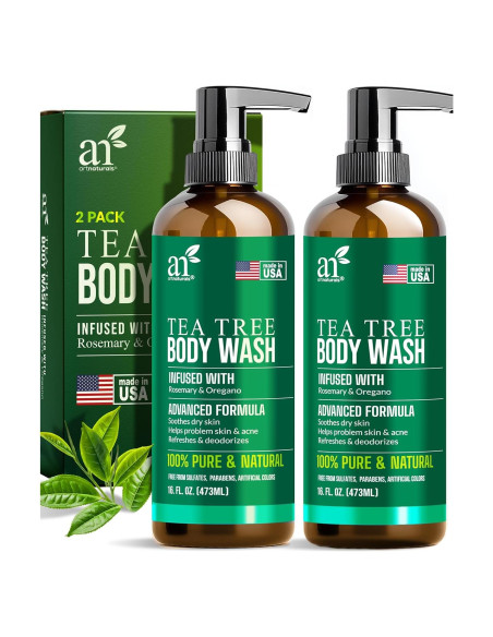 Jabón Corporal Antibacteriano Artnaturals 2x473ml Aceite de Árbol de Té