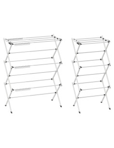 Estante Plegable para Secar Ropa Jophaiipy 2,08 kg Negro