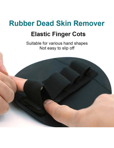 Guante Exfoliante de Goma Heeqinn 2 Piezas Grueso y Estándar