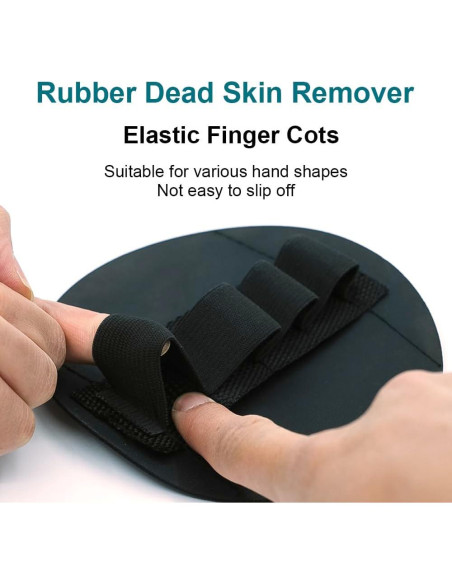 Guante Exfoliante de Goma Heeqinn 2 Piezas Grueso y Estándar