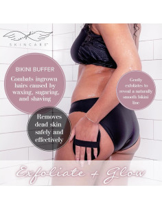 Mitón Exfoliante Vegano Seraphic Skincare para Bikini 11x15cm 2