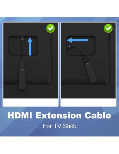 Adaptador HDMI Corto VCE Macho a Hembra 4K 3D 20cm