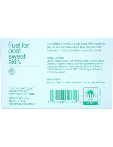 Jabón Exfoliante OffCourt 4 Paquetes 5 oz Cítricos Frescos