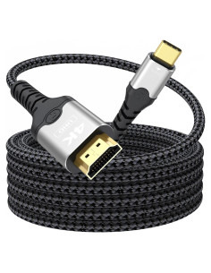 Cable USB C a HDMI 4K 15 pies VoroDcip - Compatible con MacBook, iPhone