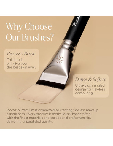 Brocha Corrector Piccasso Brush 21,17 cm para Maquillaje