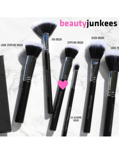 Pincel de Estampado Pequeño Beauty Junkees Doble Fibra