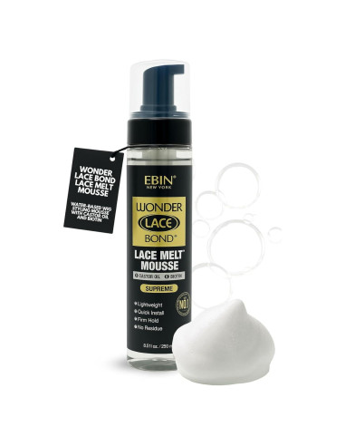 Mousse para Pelucas EBIN NEW YORK 240 ml con Biotina y Aceite de Ricino