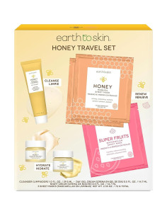 Juego de Viaje Earth To Skin Miel - 6 Piezas Hidratantes 2