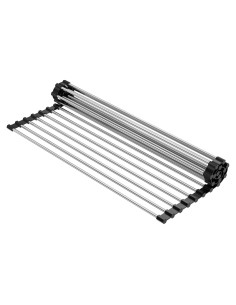 Estante para Secar Platos NEZUIBAN Enrollable 43,69x39,88cm Negro