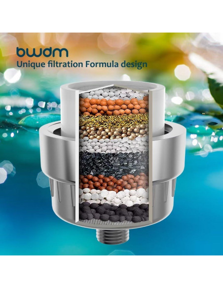 Filtro de Ducha BWDM 15 Etapas Vitamina C Cromo