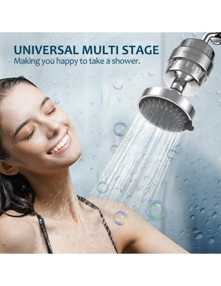 Filtro de Ducha BWDM 15 Etapas Vitamina C Cromo