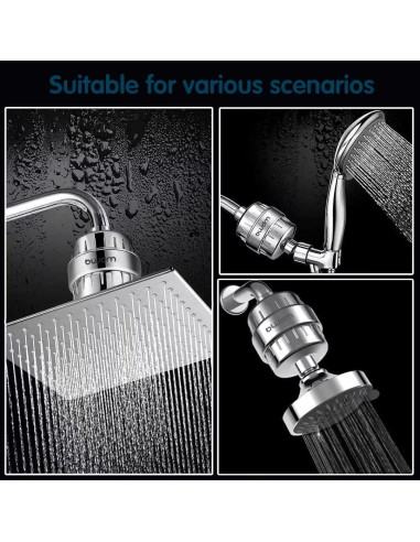 Filtro de Ducha BWDM 15 Etapas Vitamina C Cromo