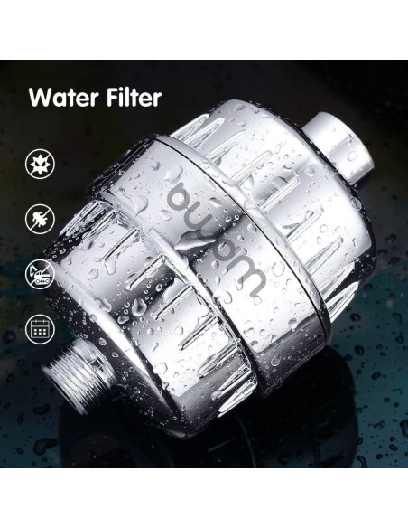 Filtro de Ducha BWDM 15 Etapas Vitamina C Cromo