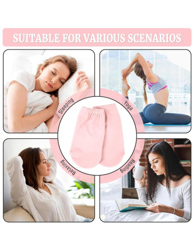 Calcetines de Aceite de Ricino Pedobi Rosa para Pies - Cuidado y Rehabilitación