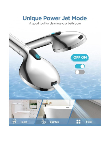 Cabezal de Ducha de Mano MakeFit con Filtro y 10 Modos