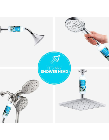 Filtro de Ducha Vitamina C LIFLASH Agua Dura 170g Aroma Bali