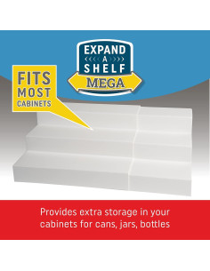 Estante Ajustable Dial Industries Mega 3 Niveles Blanco 2