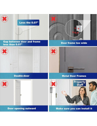 Cerradura de Refuerzo AceMining para Puerta 362 kg Seguridad