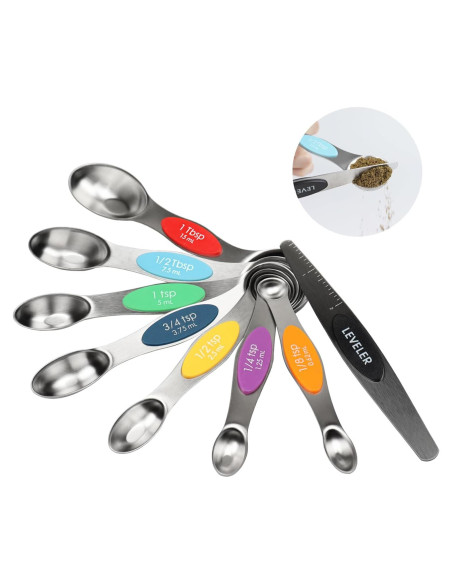 Juego de Cucharas Medidoras Magnéticas DOBROGOST 8 Piezas