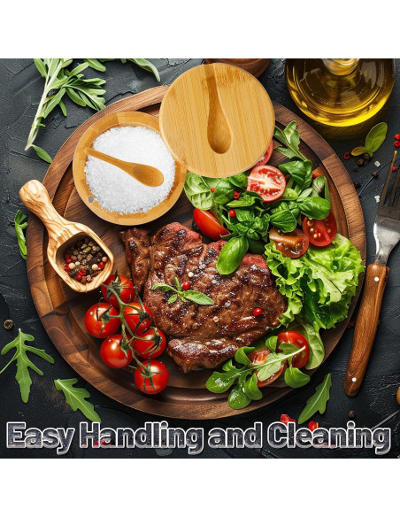 Caja de Sal de Bambú Loscarol con Tapa Magnética 170g