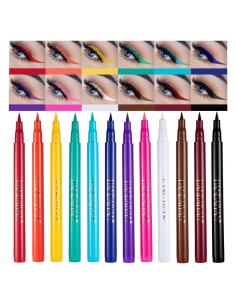 Set de Delineadores Líquidos Mate 12 Colores BestLand