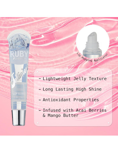 Brillo Labial Jellicious KISS 76g - Gelatina Hidratante