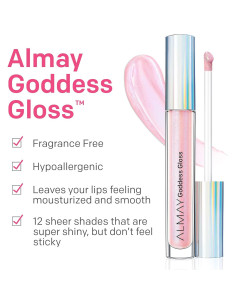 Brillo de Labios Almay 200 Angelical Hipoalergénico 25,5 g 2