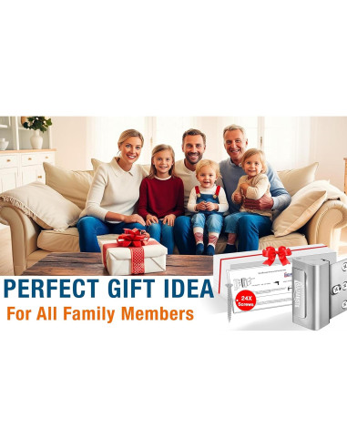 Cerradura de Refuerzo BAZAARISTA 3PACK Seguridad Alta Aluminio