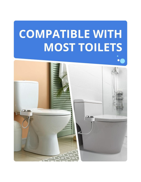 Accesorio de Bidet Clear Rear - Doble Boquilla Autolimpiante