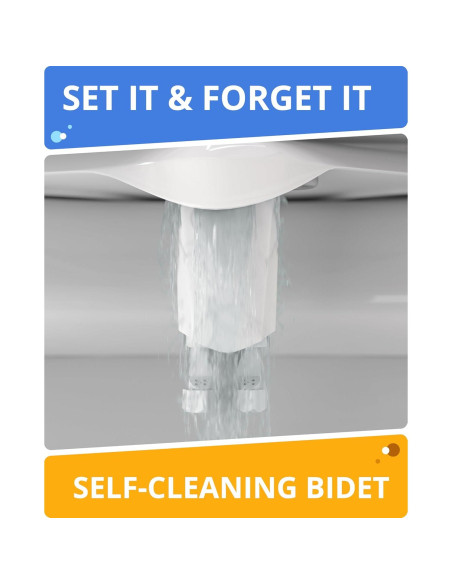 Accesorio de Bidet Clear Rear - Doble Boquilla Autolimpiante