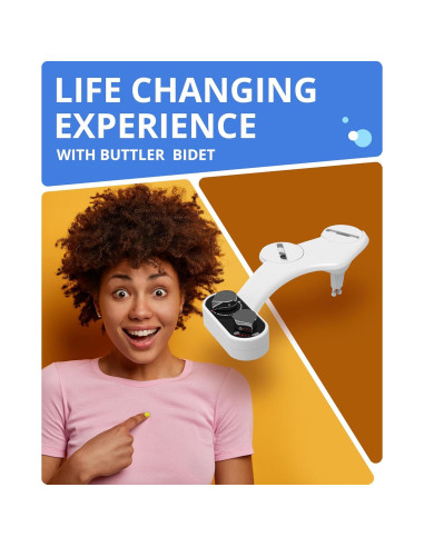 Accesorio de Bidet Clear Rear - Doble Boquilla Autolimpiante