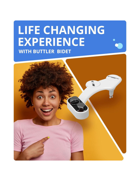 Accesorio de Bidet Clear Rear - Doble Boquilla Autolimpiante